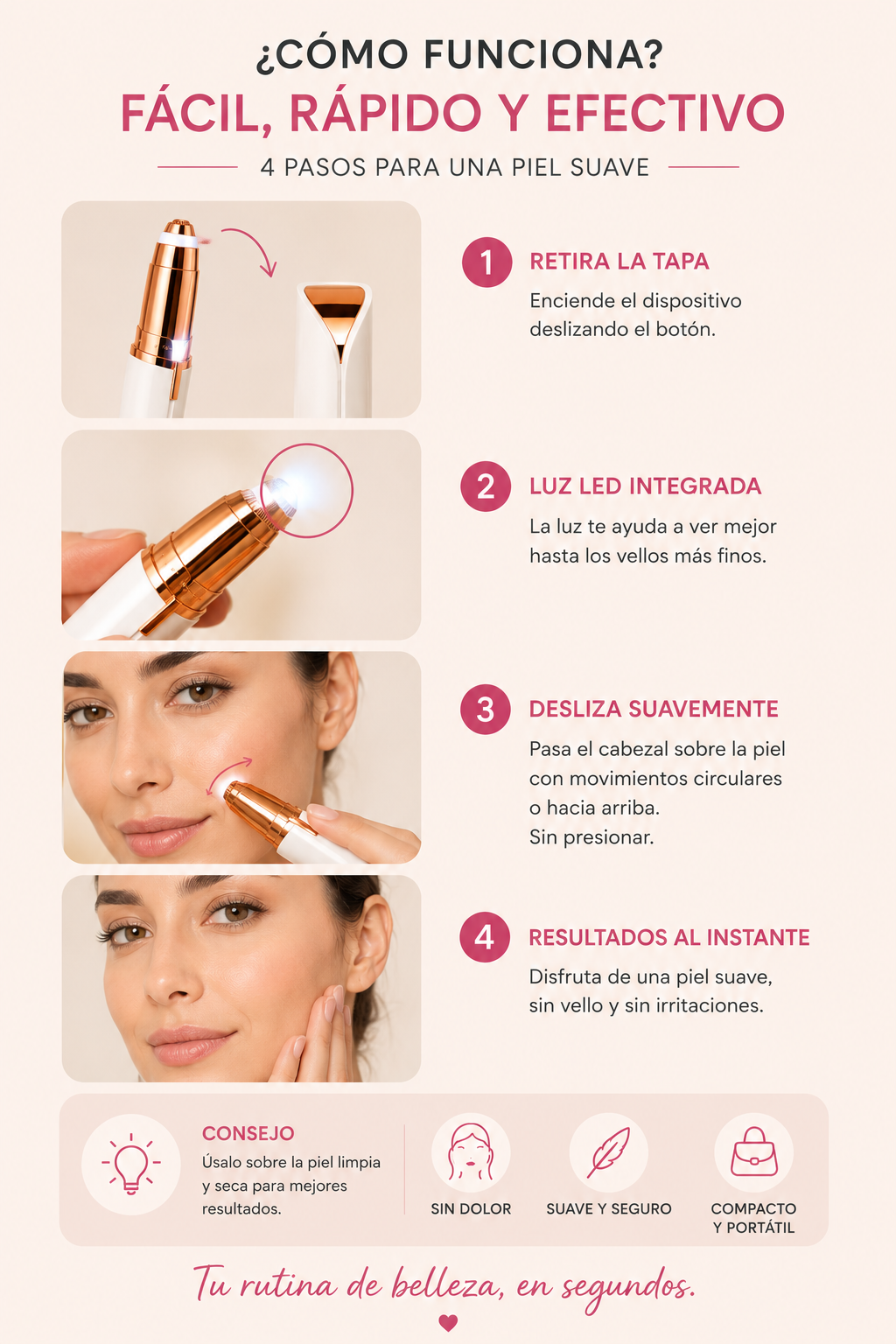 Depiladora Facial Pro™ 2 en 1